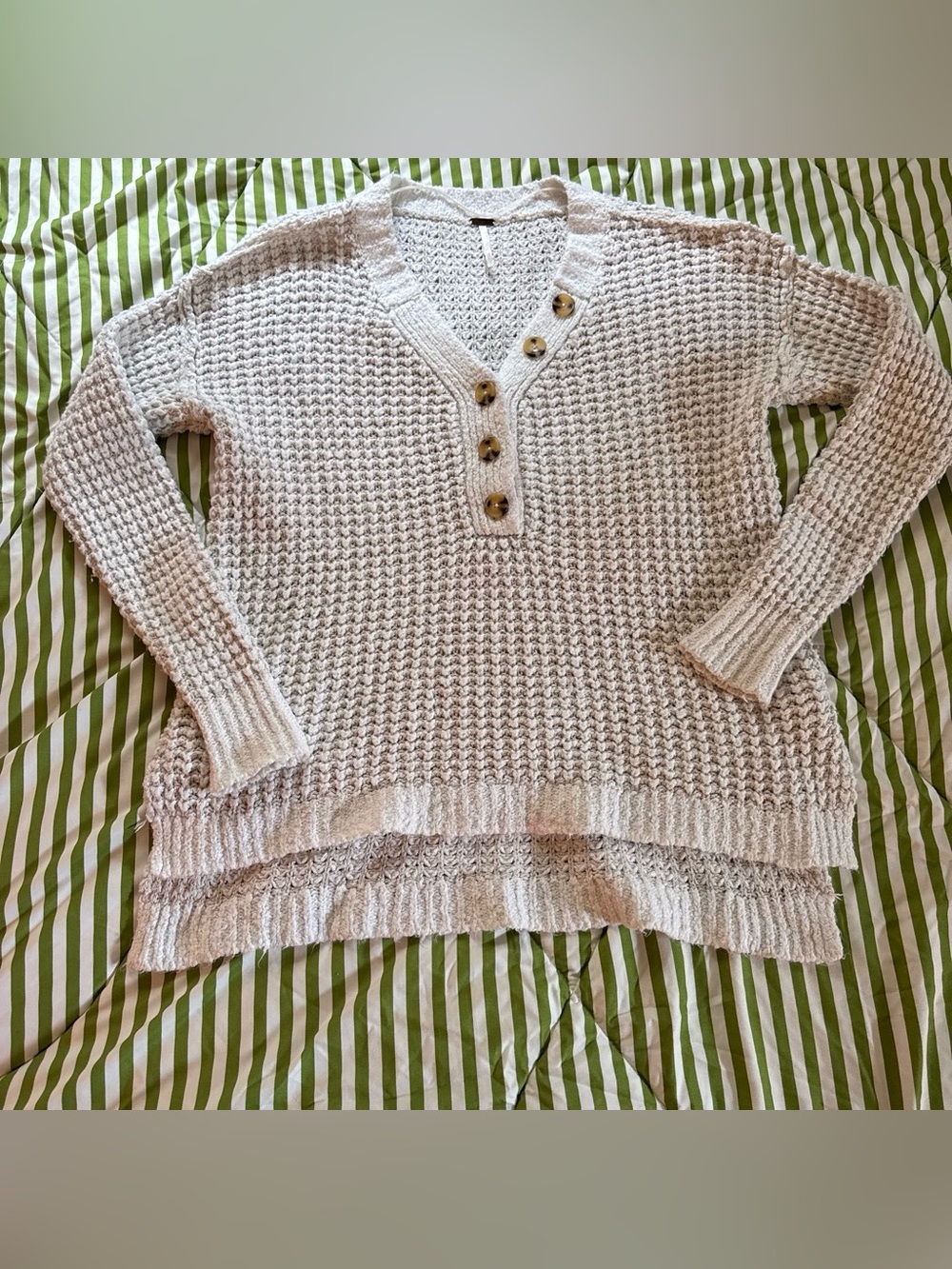 Free People Cream Sweater